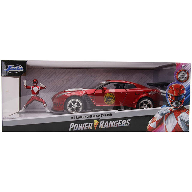 Power Rangers Nissan Skyline GT-R R35 1:24 Scale Diecast Model with Re ...