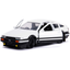 Hollywood Rides Initial D 1986 Toyota Trueno AE86 1:32 Black/White by Jada (No Window Box) diecast happy diecasthappy happydiecast takumi