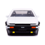 Hollywood Rides Initial D 1986 Toyota Trueno AE86 1:32 Black/White by Jada (No Window Box) diecast happy diecasthappy happydiecast takumi