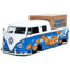 Sesame Street 1962 Volkswagen Bus Truck 1:24 Scale Diecast Model with Cookie Monster Figure by Jada 31751