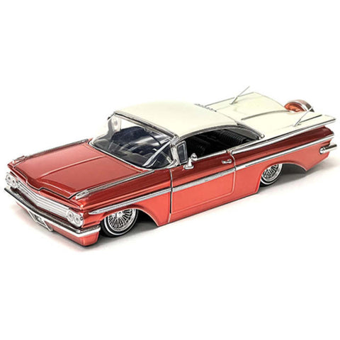 Street Low Rider 1959 Chevrolet Impala SS 1:24 Scale Diecast Model Copper by Jada 33613