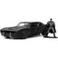 The Batman (2022) Movie Batmobile & Batman Figure 1:32 Scale Diecast Model Black by Jada 32042