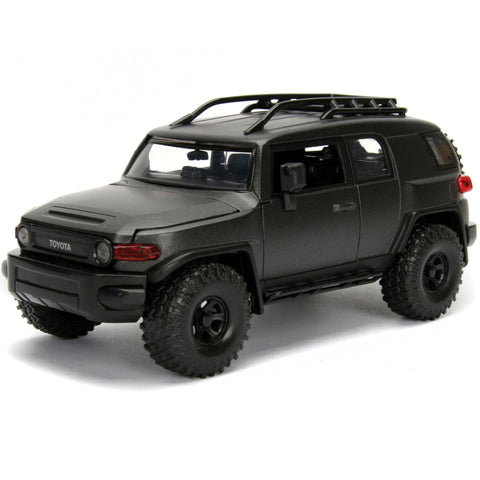 Toyota FJ Cruiser Off-Road with Roof Rack 1:24 Scale Diecast Model Primer Gray by Jada 99318 (No Retail Window Box)