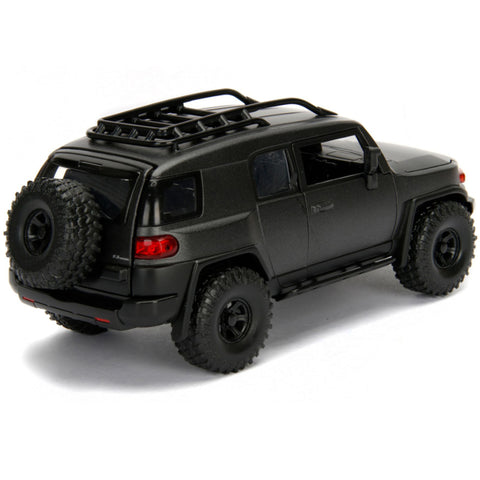 Toyota FJ Cruiser Off-Road with Roof Rack 1:24 Scale Diecast Model Primer Gray by Jada 99318 (No Retail Window Box)