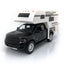 2013 Ford F-150 SVT Raptor Supercrew w/ Camper 1:46 Scale Diecast Model Black by Kinsmart