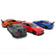 2019 Jaguar XE SV Project 8 Livery Edition 1:38 Scale Diecast Model Red/Orange/Blue/Gray by Kinsmart (SET OF 4)