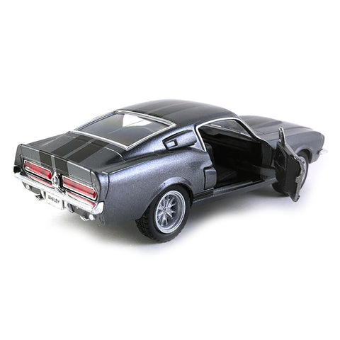 1967 Ford Mustang Shelby GT500 1:38 Scale Diecast Model by Kinsmart Blue/Black/Red/White/Grey w/ Stripes (SET OF 5)