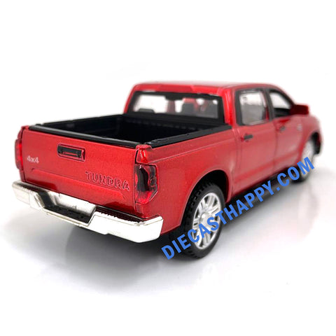 2014 Toyota Tundra 1:36 Scale Diecast Model in Black, Blue, Red, Grey by Kingstoy