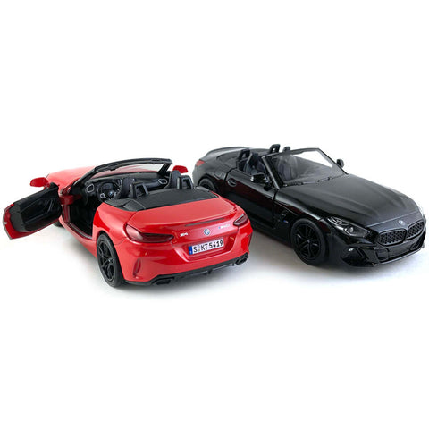 2020 BMW Z4 Soft and Convertible Top 1:32 Red/Blue/Black/Gray by Kinsmart (SET OF 4)