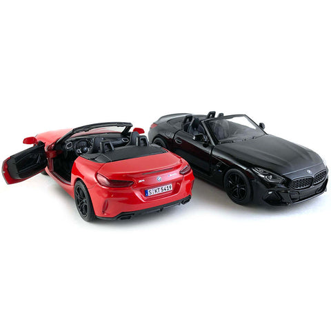 2020 BMW Z4 Convertible Top 1:32 Scale Diecast Model Red/Black by Kinsmart (SET OF 2)