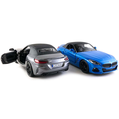 2020 BMW Z4 Soft and Convertible Top 1:32 Red/Blue/Black/Gray by Kinsmart (SET OF 4)